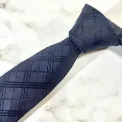 美品✨BURBERRY BLACK LABEL バーバリー　チェック　ナロータイ