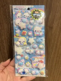 ピカプニシールあわわちゃん カミオジャパン 蓄光ぷにぷにパーツつき