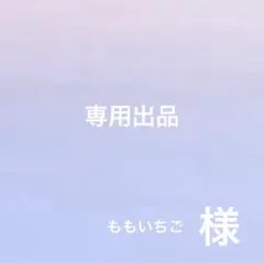 ももいちご様 専用出品