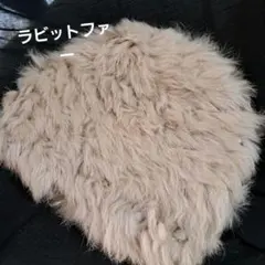 ユナイテッドアローズ ラビットファー編み込みベージュ帽子