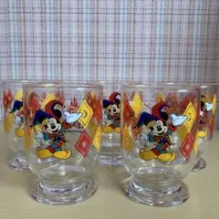 新品　東京ディズニーランド 15周年 ミッキー グラス 5個セット