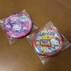 サンリオ　特大缶バッジ