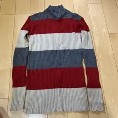 vert Dense. リブニット　セーター　M