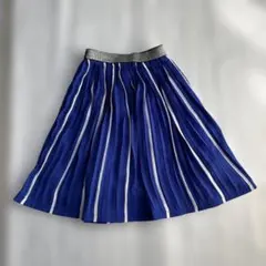ユニカ　青白ストライプ プリーツスカート♪のサムネイル