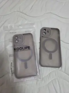 KOOLIFE MagSafe対応ケース グレー 2個セット　新品&中古
