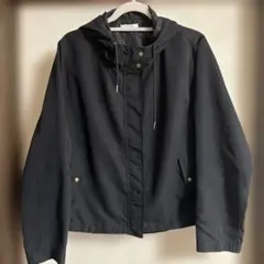 大きいサイズ ブラック マウンテンパーカー フード付き 3L