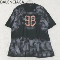 極美品】BALENCIAGA BBロゴ デストロイ Tシャツ スミクロ 3 - メルカリ