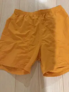 オレンジ ナイロンショートパンツ Lサイズ