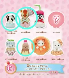 キラキラくじ ハッピースイーツ シルバニアファミリー 赤ちゃんコレクション G賞