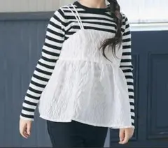 coca / キッズ　エンボスビスチェ