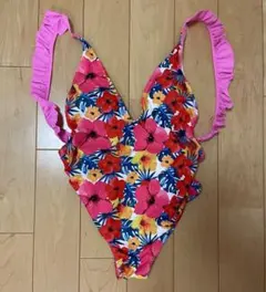 ワンピース水着　花柄