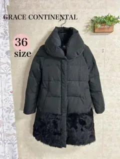 美品 スーパービューティー シルク フォックス キルト コート 2way