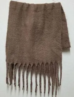 Sonny Label▶︎ふわふわメランジ風大判ストール／ブラウン