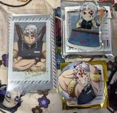 鬼滅の刃 宇髄天元 チェキ アクスタ 缶バッジ