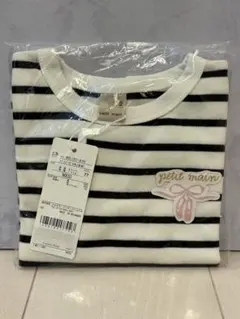 petit main ストライプ 長袖Tシャツ 90