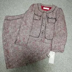 入学式　ツイードスーツ