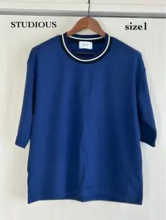 【最終価格】STUDIOUSビッグシルエットリンガーTシャツsize1