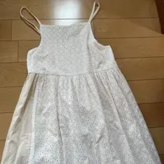 アイボリー刺繍キャミワンピース　キナリ