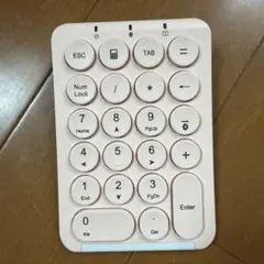 【美品】PC用テンキー　Bluetooth接続　ピンクのサムネイル