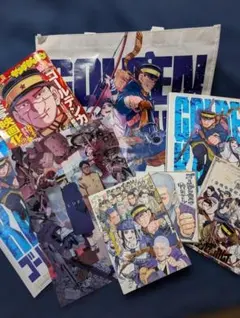 ゴールデンカムイ 7点セット　公式図録・ファンブック・最終号・クリアホルダー