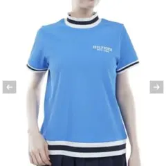 トミーヒルフィガー レディース 半袖 モックネックシャツ