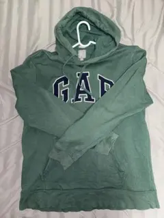 GAP フード付き グリーンパーカー