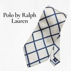 Polo ラルフローレン USA製 シルクネクタイ 格子柄