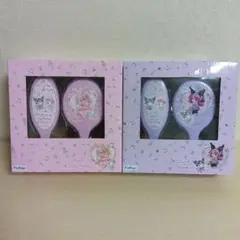 LiccA×My Melody Kuromi おめかしミラー&ブラシセット 2点