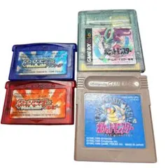 【動作確認済】ポケモン4点 豪華セット クリスタル 青 ルビー サファイア