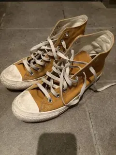 【希少】CONVERSE ハイカットスニーカー イエロー