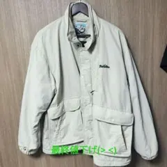 Perushu ナイロン×フリース　スタンドネックアウトドアブルゾン