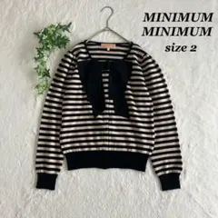 MINIMUM MINIMUM✨ミニマムミニマム（2）カーディガン リボン