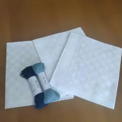 刺し子布と刺し子糸セット