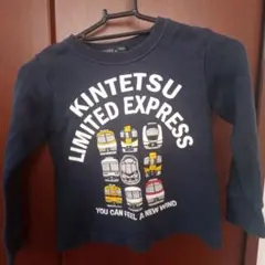 KINTETSU 電車プリント トレーナー