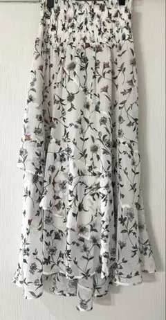 SNIDEL スナイデル　花柄　ハイウエストイレヘムシフォンスカートのサムネイル