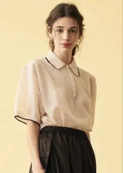 Ballseyトゥモローランド半袖シアーブラウス