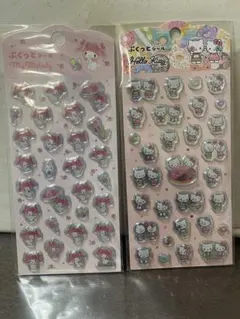 ぷくっとシール　ボンボンドロップシール　ウォーターシール　キティ　マイメロ　新品