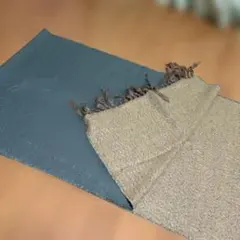 未使用　ストール　ひざ掛け グリーン系