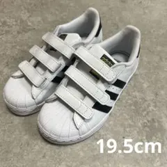 美品Adidas Superstar Sneakers 19.5cm Whiteのサムネイル