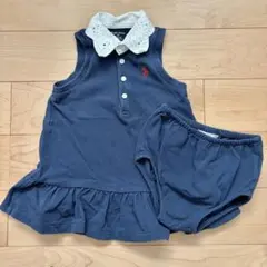 Ralph Lauren ワンピース ブルマセット 80cm ネイビー