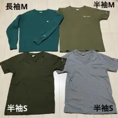 Champion チャンピオン 半袖Tシャツ 長袖スウェット まとめ売り 4点