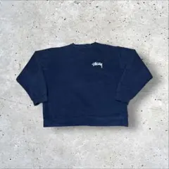 old stussy 紺タグ 90s CHINA製 スウェット M ネイビー - メルカリ