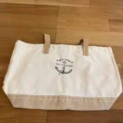 M.U. STYLE キャンバス トートバッグ アンカー柄