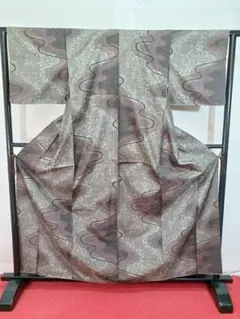 ［大島紬］中古品　証紙無し　K-103