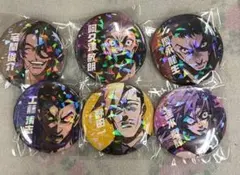 ヒューマンバグ大学　レア　ホログラム缶バッジ　６種セット　速水　宅間　工藤等