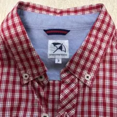 アーノルドパーマータイムレス 赤チェック 長袖シャツ サイズ3