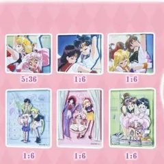 セーラームーン 海外 アクリルプロック　6種 コンプリート セット 中国 セーラームーン 海外 アクリルプロック 6種 コンプリート セット 中国