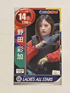 ［ブラックフライデー］野田彩加選手ボートレーストレカ