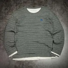 00s Archive BURBERRY Layered L/S tee y2k