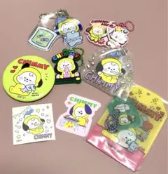 CHIMMY 8点セット キーホルダー・ステッカー・缶バッジ　ジミン　BTS